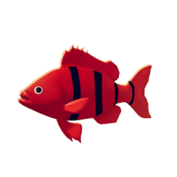 Красный полосатик